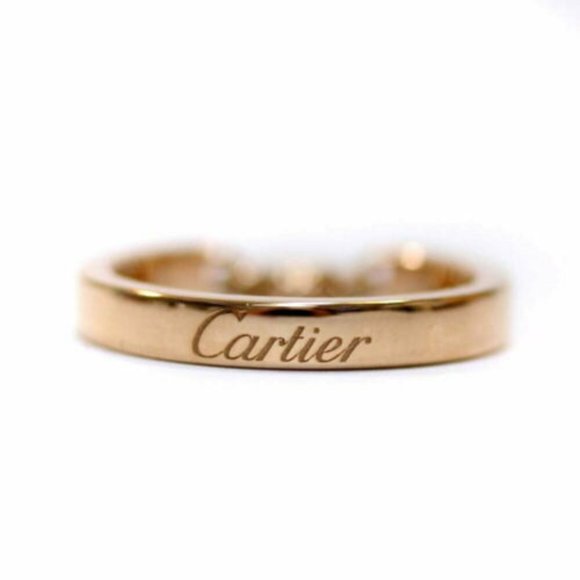 CARTIER LOVE ring with Hanging heart **ROSE  18 K Solid gold!! - Picture 3 of 6